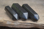 Polished Black Basalt Points  x 8 From Madagascar - Toprock Gemstones and Minerals 