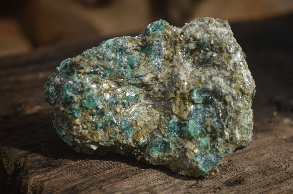 Natural Rare Emerald Mica In Matrix Cobbed Specimens x 4 From Mutoko, Zimbabwe - Toprock Gemstones and Minerals 