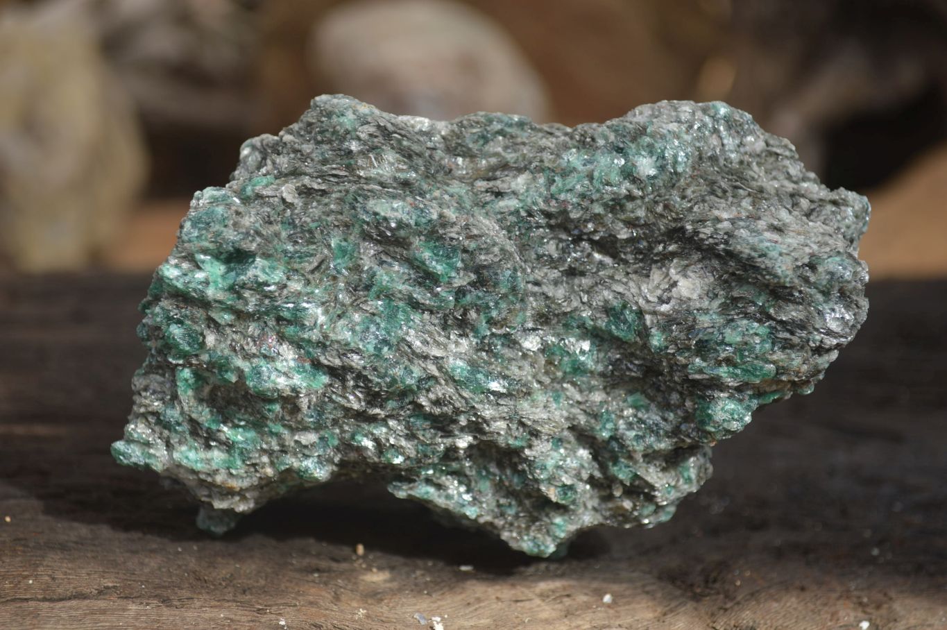 Natural Rare Emerald Mica In Matrix Cobbed Specimens x 4 From Mutoko, Zimbabwe - Toprock Gemstones and Minerals 