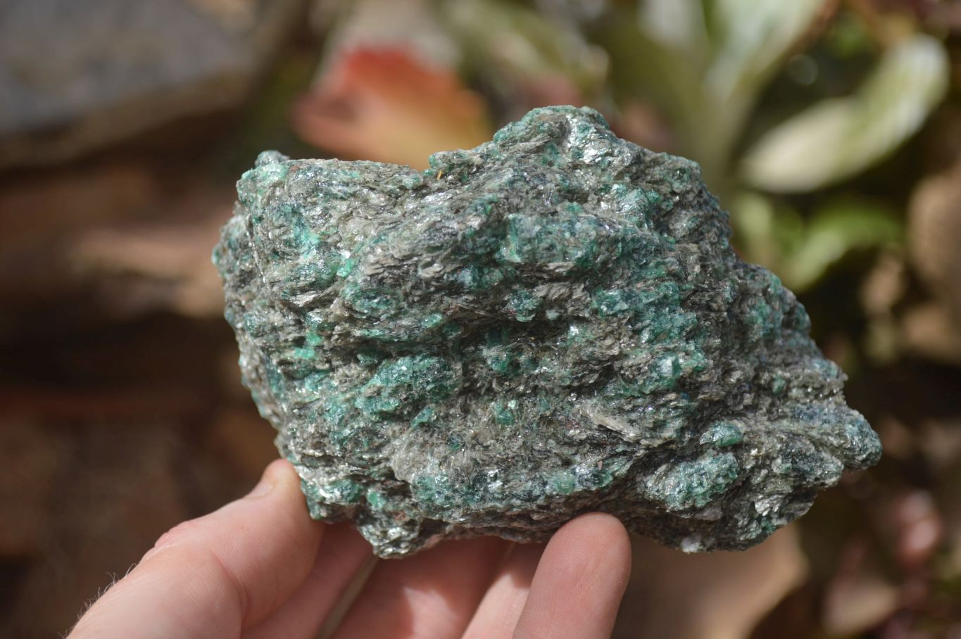 Natural Rare Emerald Mica In Matrix Cobbed Specimens x 4 From Mutoko, Zimbabwe - Toprock Gemstones and Minerals 