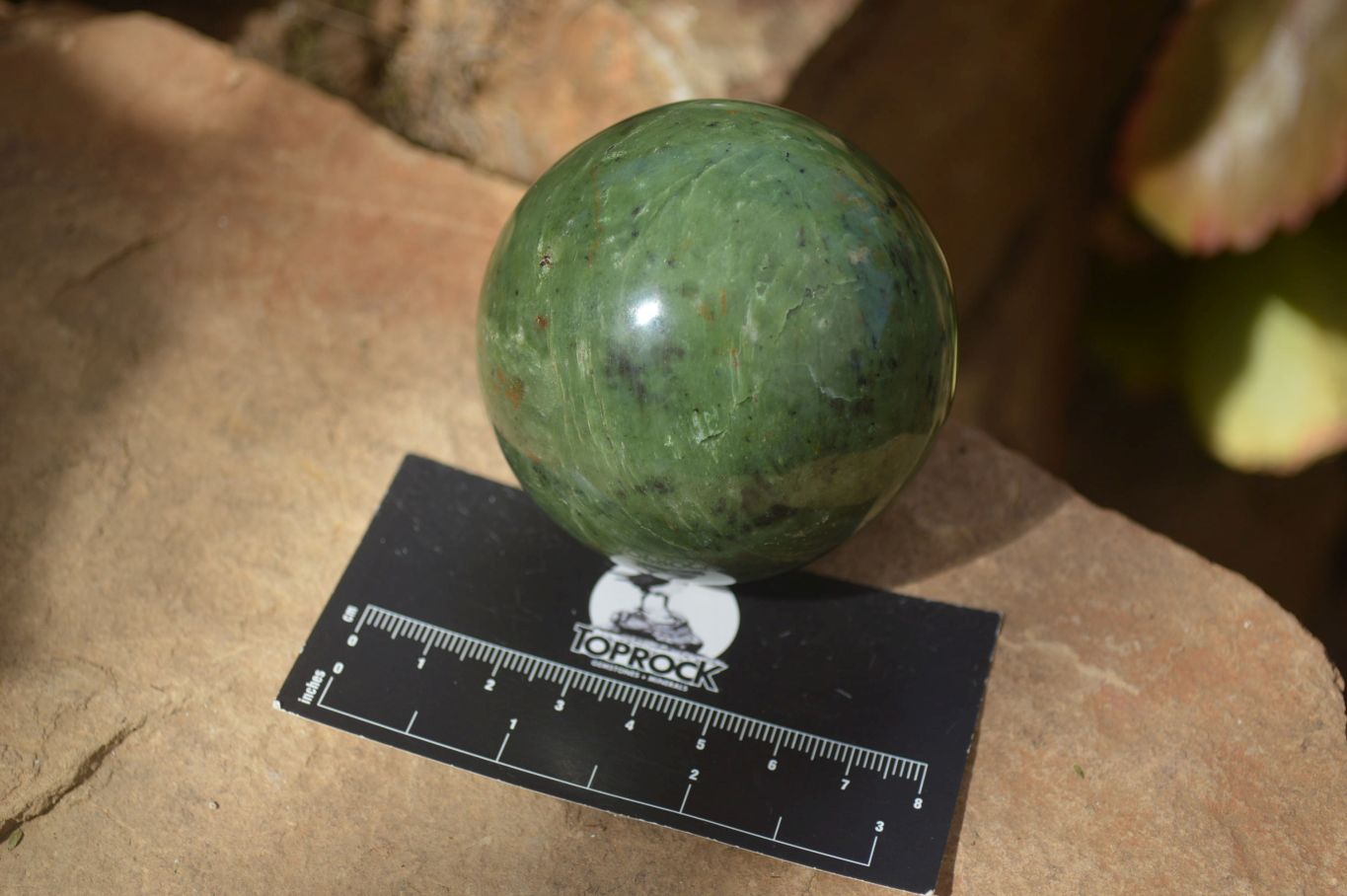 Polished Green Chrysoprase Spheres  x 4 From Madagascar - Toprock Gemstones and Minerals 