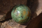 Polished Green Chrysoprase Spheres  x 4 From Madagascar - Toprock Gemstones and Minerals 