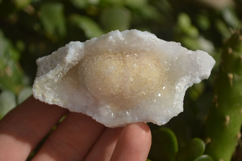 Natural Etched Blue Chalcedony Specimens  x 12 From Nsanje, Malawi - Toprock Gemstones and Minerals 