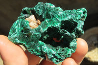 Natural Chatoyant Silky Malachite Specimens  x 12 From Kasompe, Congo - Toprock Gemstones and Minerals 