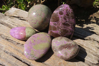 Polished Stichtite & Serpentine Items x 5 From Barberton, South Africa - Toprock Gemstones and Minerals 