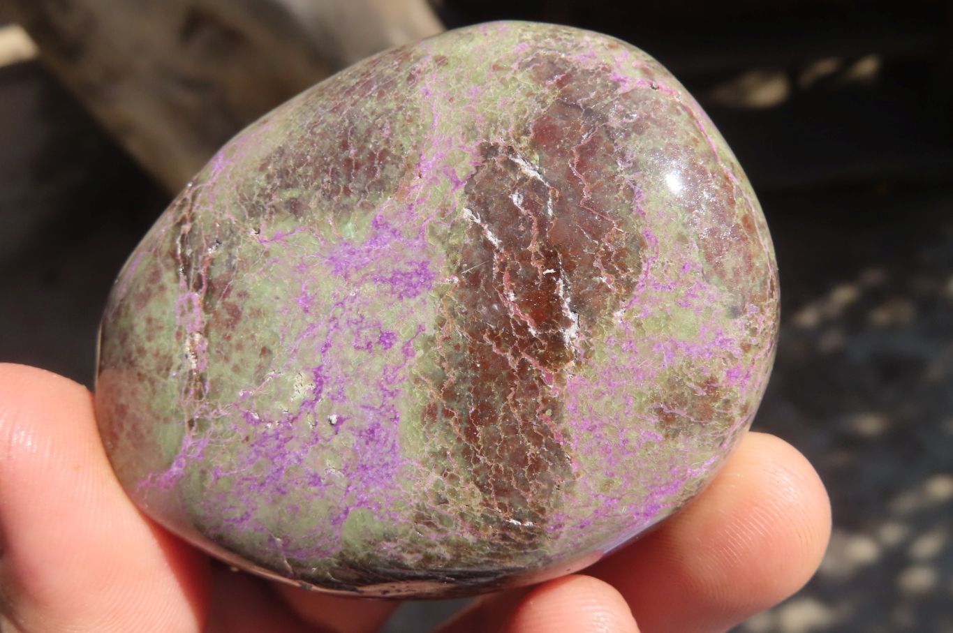 Polished Stichtite & Serpentine Items x 5 From Barberton, South Africa - Toprock Gemstones and Minerals 