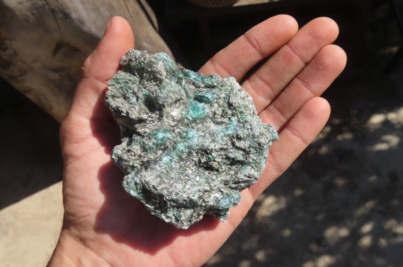 Natural Rare Emerald Mica In Matrix Cobbed Specimens x 7 From Mutoko, Zimbabwe - Toprock Gemstones and Minerals 