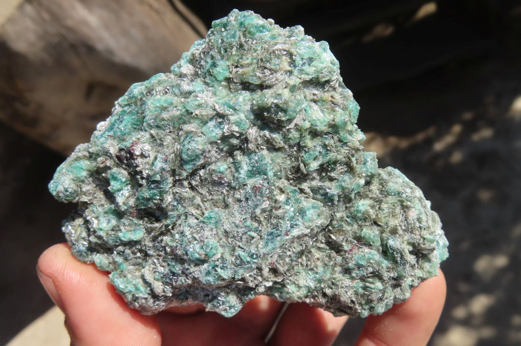 Natural Rare Emerald Mica In Matrix Cobbed Specimens x 7 From Mutoko, Zimbabwe - Toprock Gemstones and Minerals 