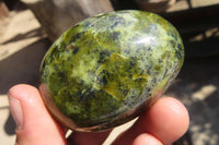 Polished Green Opal Gallets  x 16 From Antsirabe, Madagascar - Toprock Gemstones and Minerals 