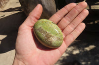 Polished Green Opal Gallets  x 16 From Antsirabe, Madagascar - Toprock Gemstones and Minerals 