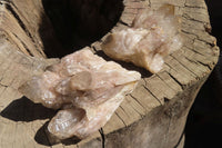 Natural Cascading Smokey Quartz Clusters x 6 From Luena, Congo - Toprock Gemstones and Minerals 