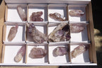 Natural Smokey Amethyst Crystals  x 12 From Chiredzi, Zimbabwe - Toprock Gemstones and Minerals 