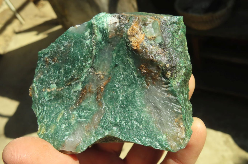 Natural Green Jade Cobbed Specimens x 12 From Swaziland - Toprock Gemstones and Minerals 