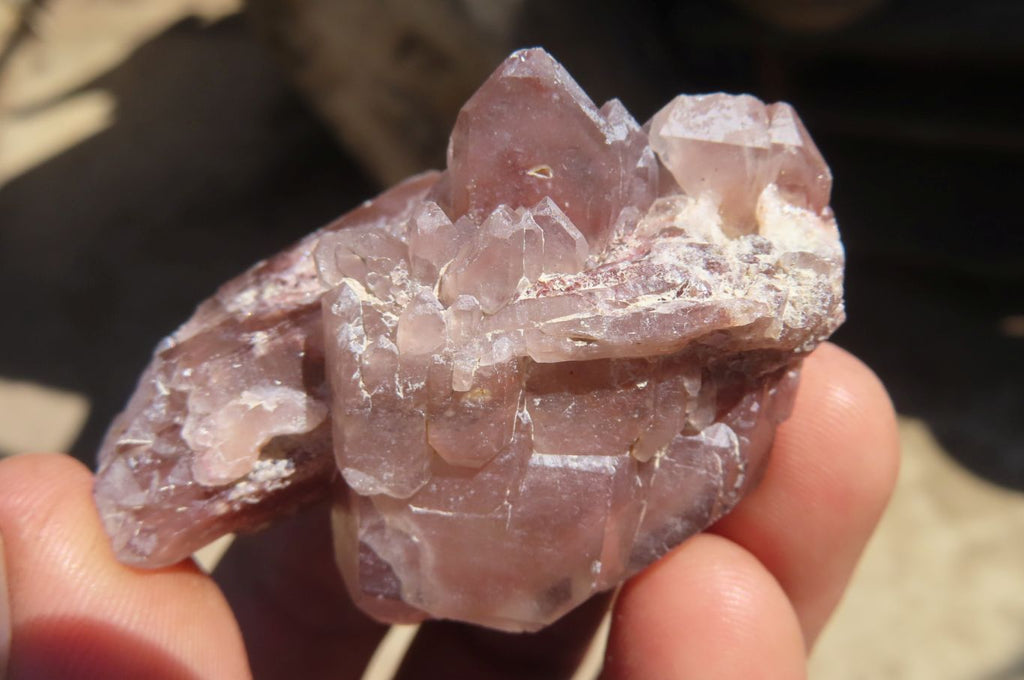 Natural Red Hematoid Quartz Specimens x 24 From Karoi, Zimbabwe - Toprock Gemstones and Minerals 