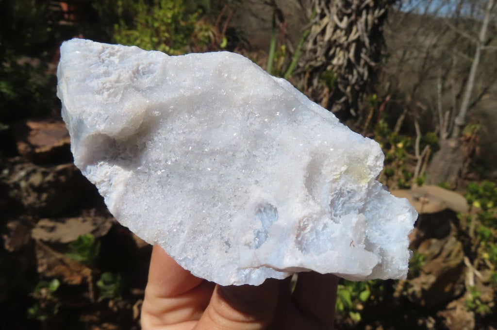 Natural Etched Blue Chalcedony Specimens  x 3 From Nsanje, Malawi - Toprock Gemstones and Minerals 