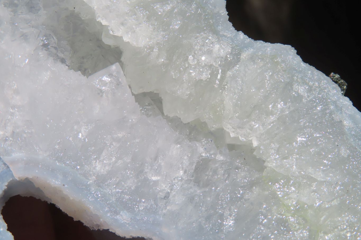 Natural Etched Blue Chalcedony Specimens  x 3 From Nsanje, Malawi - Toprock Gemstones and Minerals 