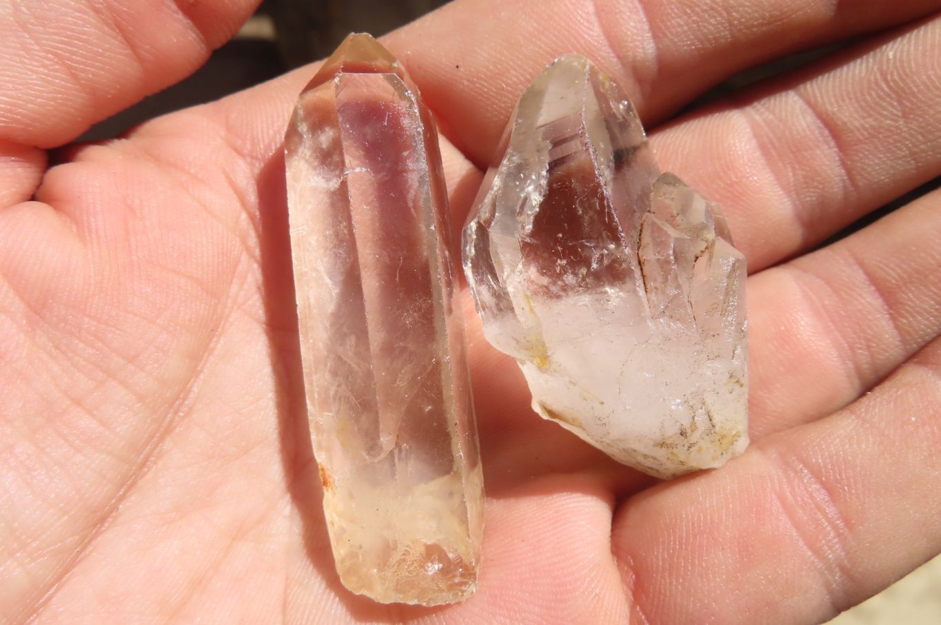 Natural Clear Quartz Crystals  x 35 From Madagascar - Toprock Gemstones and Minerals 