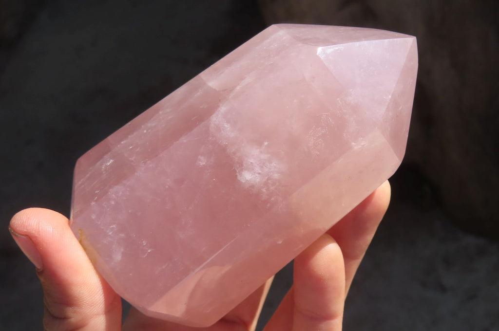 Polished Mixed Rose Quartz Items x 4 From Antsirabe, Madagascar - Toprock Gemstones and Minerals 