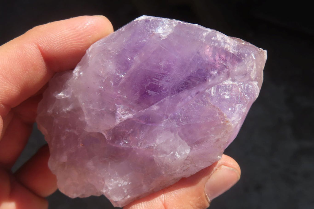 Natural Jacaranda Amethyst Crystals x 12 From Mumbwa, Zambia - Toprock Gemstones and Minerals 