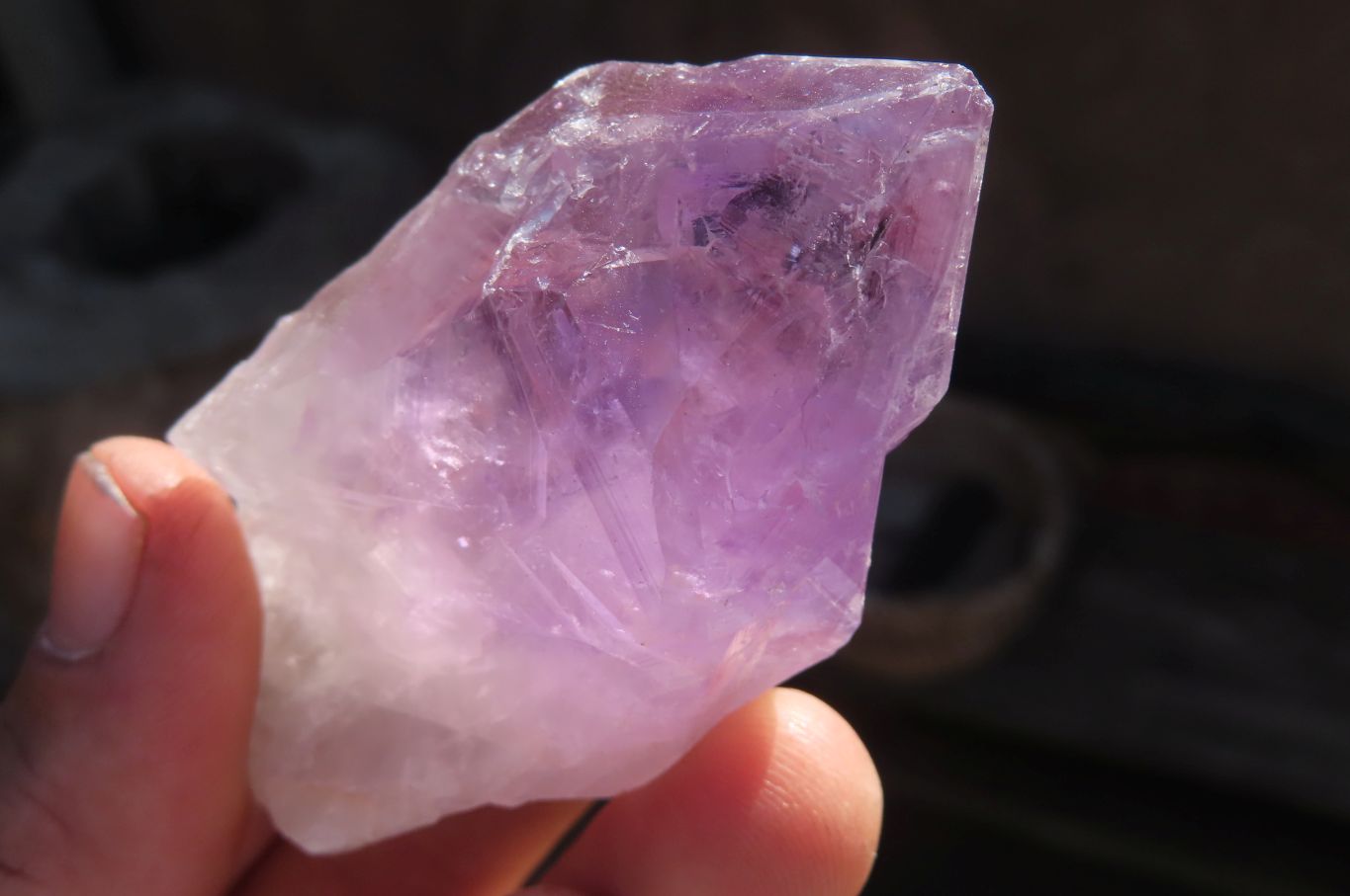 Natural Jacaranda Amethyst Crystals x 12 From Mumbwa, Zambia - Toprock Gemstones and Minerals 
