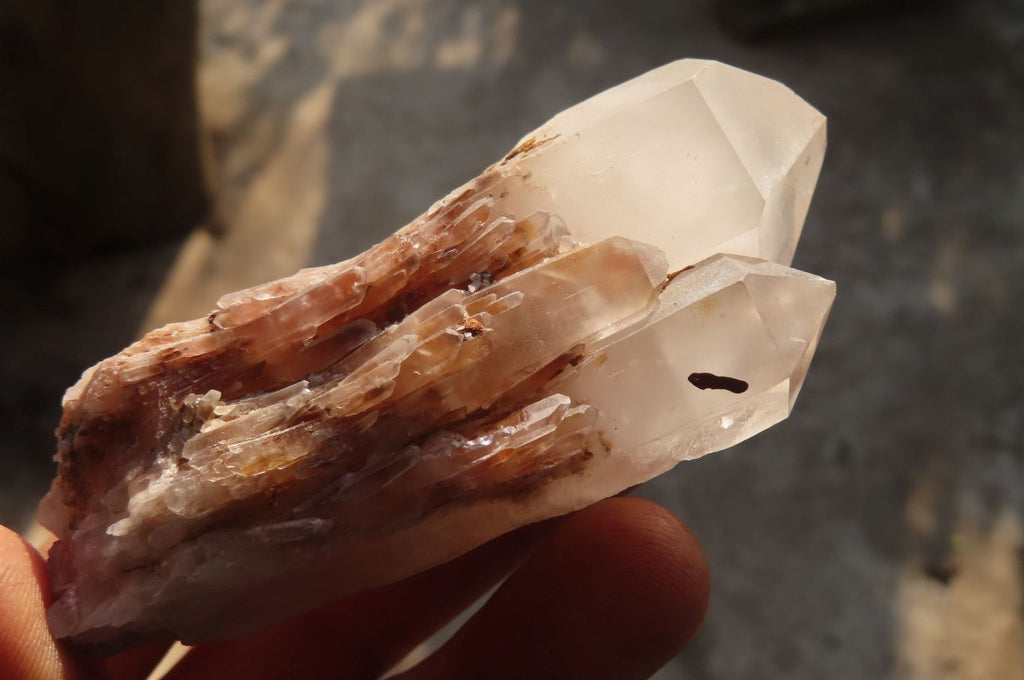 Natural Castle Quartz Specimens x 12 From Ivato, Madagascar - Toprock Gemstones and Minerals 