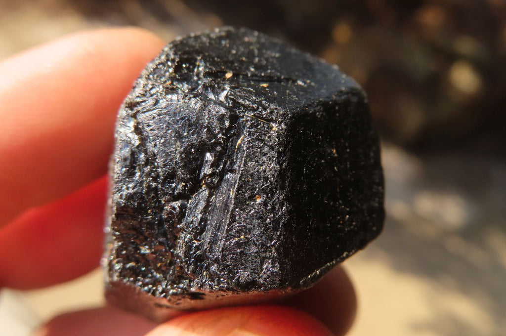 Natural Schorl Black Tourmaline Specimens  x 24 From Zimbabwe - Toprock Gemstones and Minerals 