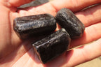 Natural Schorl Black Tourmaline Specimens  x 24 From Zimbabwe - Toprock Gemstones and Minerals 