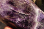 Polished Chevron Amethyst Points x 2 From Zambia - Toprock Gemstones and Minerals 