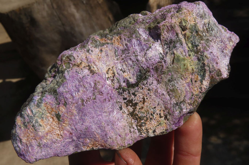 Natural Rough Stichtite & Serpentine Specimens x 5 From Barberton, South Africa - Toprock Gemstones and Minerals 