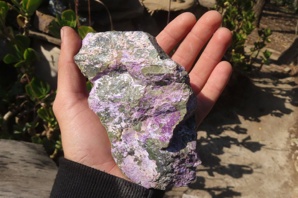 Natural Rough Stichtite & Serpentine Specimens x 5 From Barberton, South Africa - Toprock Gemstones and Minerals 