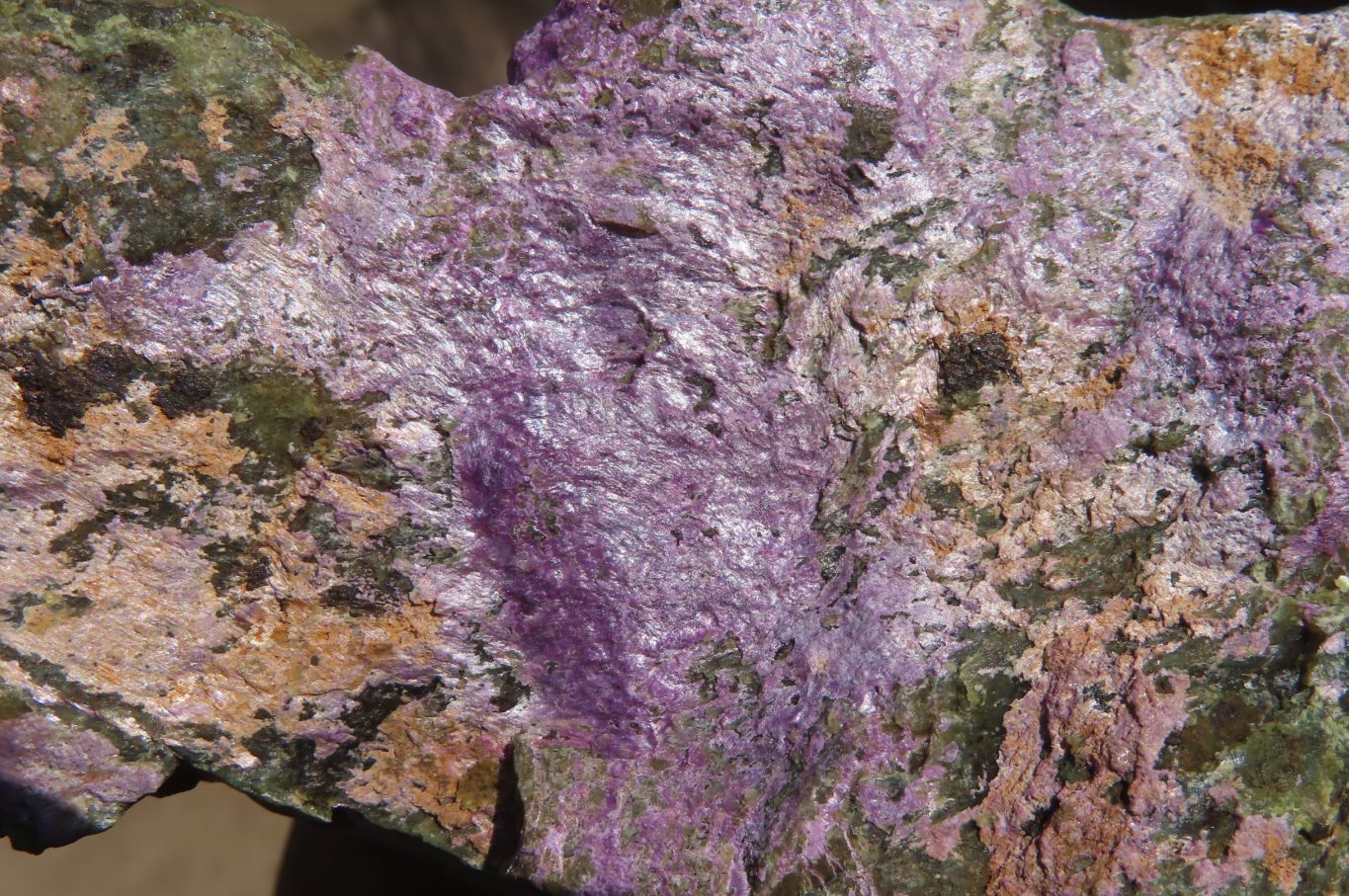 Natural Rough Stichtite & Serpentine Specimens x 5 From Barberton, South Africa - Toprock Gemstones and Minerals 