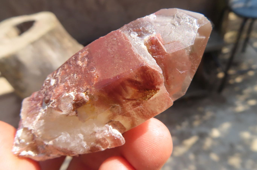 Natural Red Hematoid Quartz Specimens x 24 From Karoi, Zimbabwe - Toprock Gemstones and Minerals 