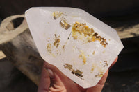 Polished Clear Quartz Crystal Points x 2 From Madagascar - Toprock Gemstones and Minerals 