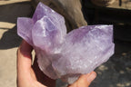 Natural Jacaranda Amethyst Clusters x 2 From Mumbwe, Zambia - Toprock Gemstones and Minerals 