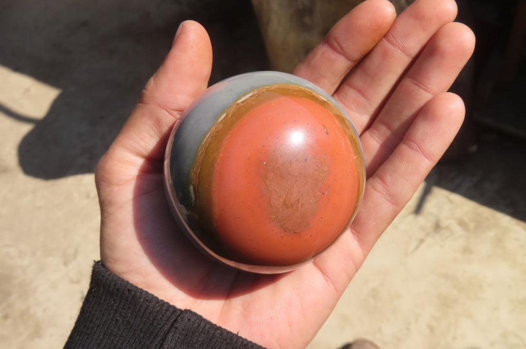 Polished Polychrome Jasper Spheres  x 6 From Mahajanga, Madagascar - Toprock Gemstones and Minerals 