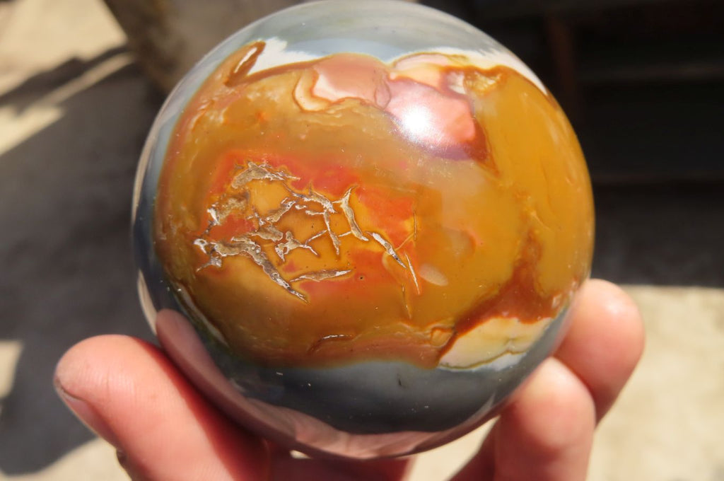 Polished Polychrome Jasper Spheres  x 6 From Mahajanga, Madagascar - Toprock Gemstones and Minerals 