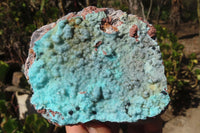 Natural Drusy Chrysocolla Dolomite Specimens x 2 From Likasi, Congo - Toprock Gemstones and Minerals 