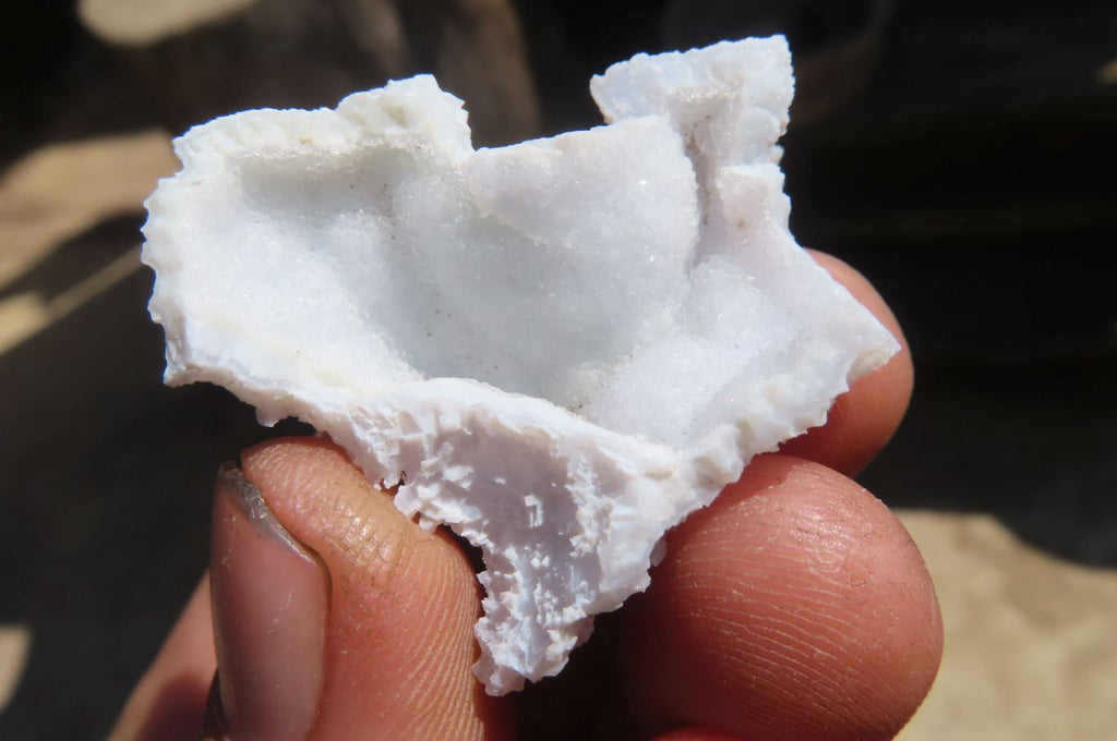Natural Etched Blue Chalcedony Specimens  x 70 From Nsanje, Malawi - Toprock Gemstones and Minerals 