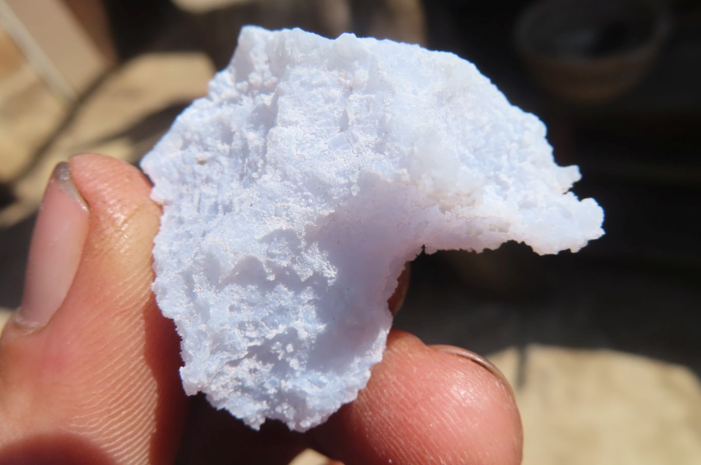 Natural Etched Blue Chalcedony Specimens  x 70 From Nsanje, Malawi - Toprock Gemstones and Minerals 