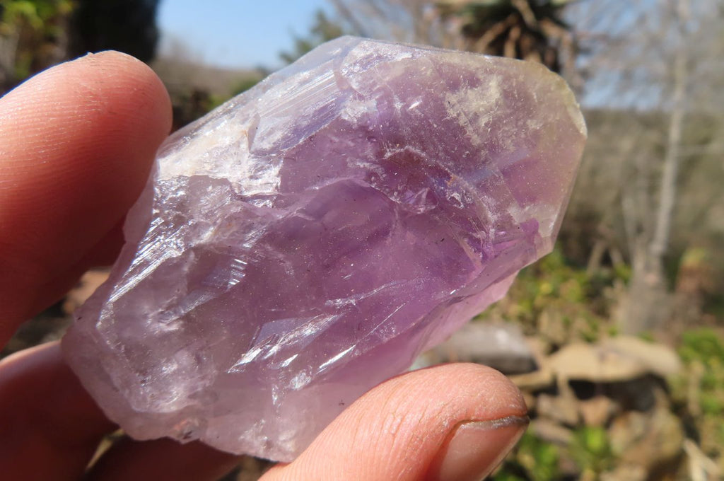 Natural Jacaranda Amethyst Crystals x 12 From Mumbwa, Zambia - Toprock Gemstones and Minerals 