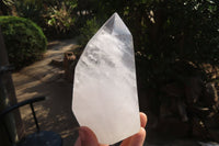 Polished Clear Quartz Crystal Points x 2 From Madagascar - Toprock Gemstones and Minerals 