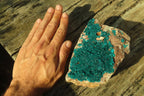 Natural Large Emerald Dioptase Dolomite Specimen  x 1 From Congo - Toprock Gemstones and Minerals 