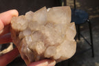 Natural Cascading Smokey Quartz Clusters x 2 From Luena, Congo - Toprock Gemstones and Minerals 