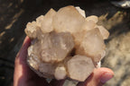Natural Cascading Smokey Quartz Clusters x 2 From Luena, Congo - Toprock Gemstones and Minerals 