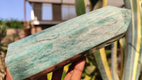 Polished Amazonite Points  x 2 From Madagascar