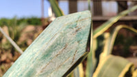 Polished Amazonite Points  x 2 From Madagascar