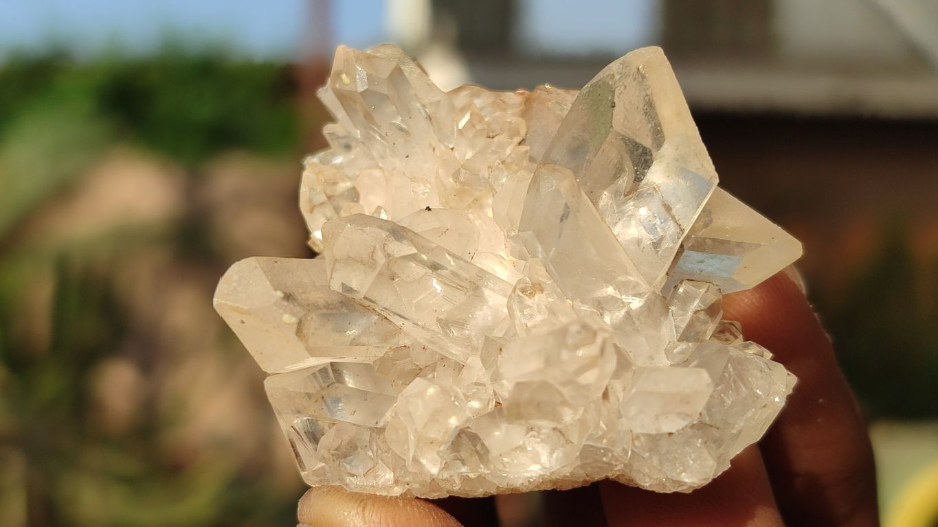 Natural Mini Quartz Clusters  x 35 From Madagascar - Toprock Gemstones and Minerals 