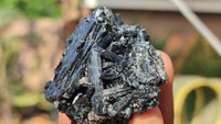 Natural Schorl Black Tourmaline Specimens x 6 From Erongo, Namibia - Toprock Gemstones and Minerals 