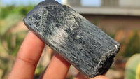 Natural Schorl Black Tourmaline Specimens x 6 From Erongo, Namibia - Toprock Gemstones and Minerals 