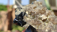 Natural Schorl Black Tourmaline Specimens x 6 From Erongo, Namibia - Toprock Gemstones and Minerals 